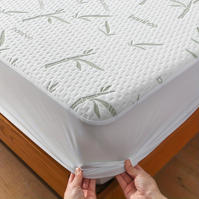 Waterproof Mattress Protector Breathable - واقي مرتبة من ألياف الخيزران بنسبة