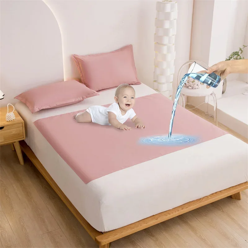 Waterproof Mattress Protector Breathable - حصيرة حفاضات قابلة للغسل من القماش