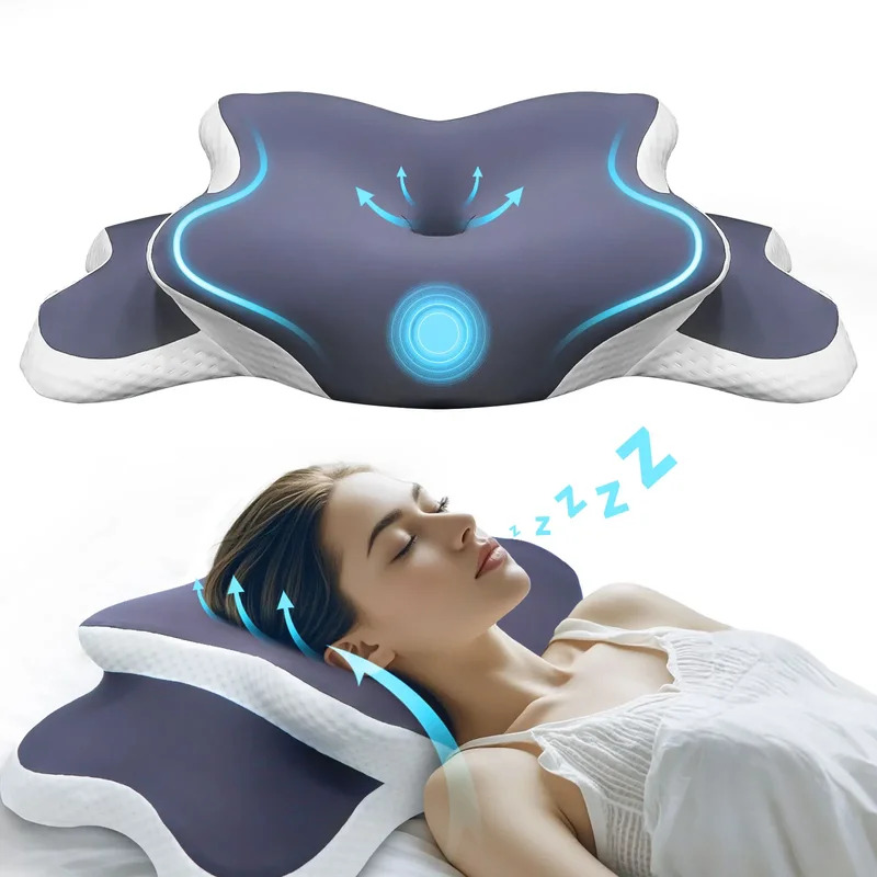 Memory Foam Orthopedic Pillow Neck Pain - وسادة من الفوم الذاكر، وسادة للرقبة