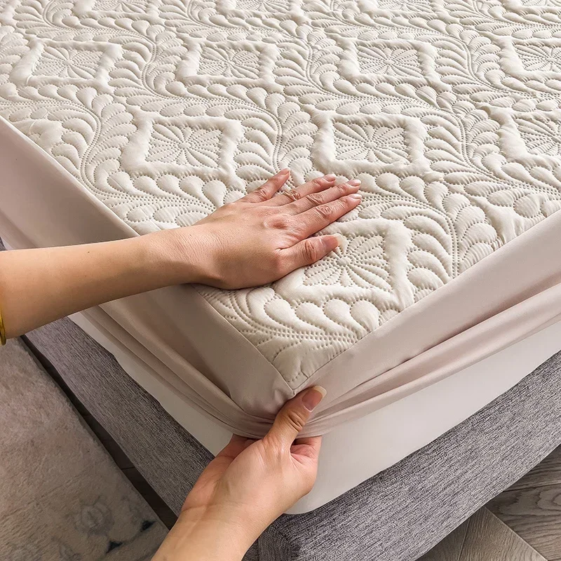 واقي مرتبة سميك مقاوم للماء، غ - مراجعة Waterproof Mattress Protector Breathable وسعره