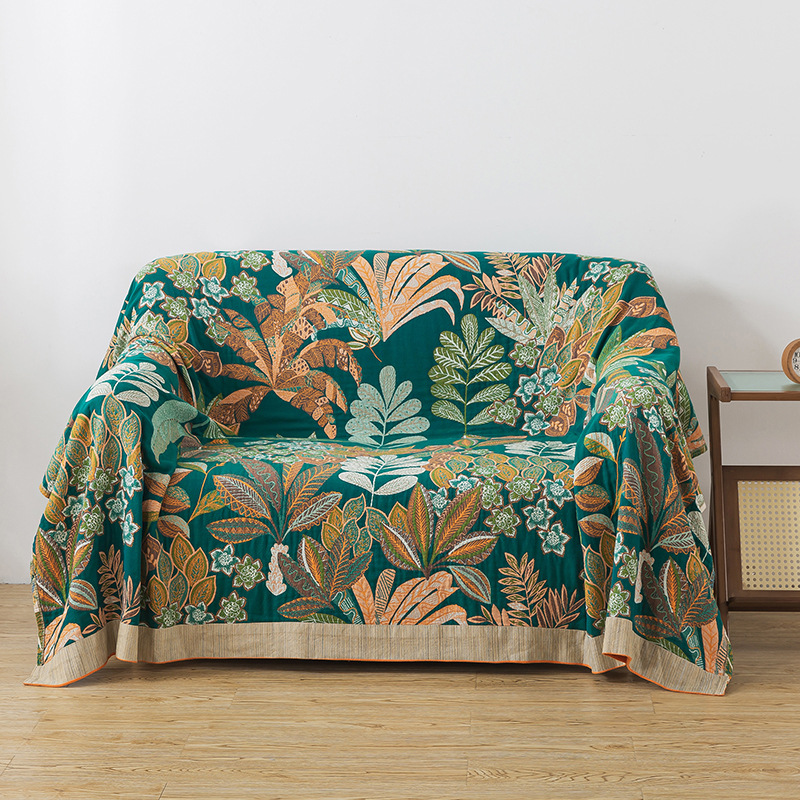 الموسلين الشاش المفرش على السر - مراجعة Muslin Cotton Bedspread وسعره
