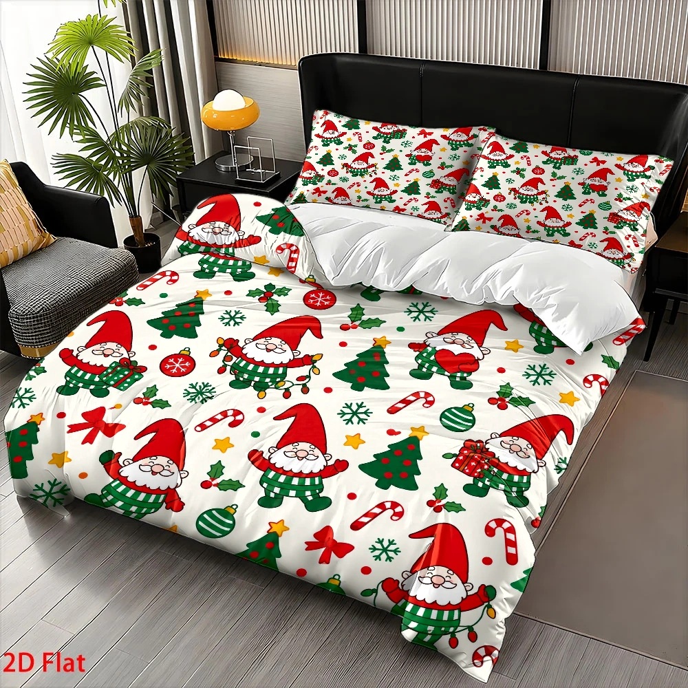 طقم غطاء لحاف بتصميم شجرة عيد  - مراجعة Duvet Cover Sets With Zipper وسعره