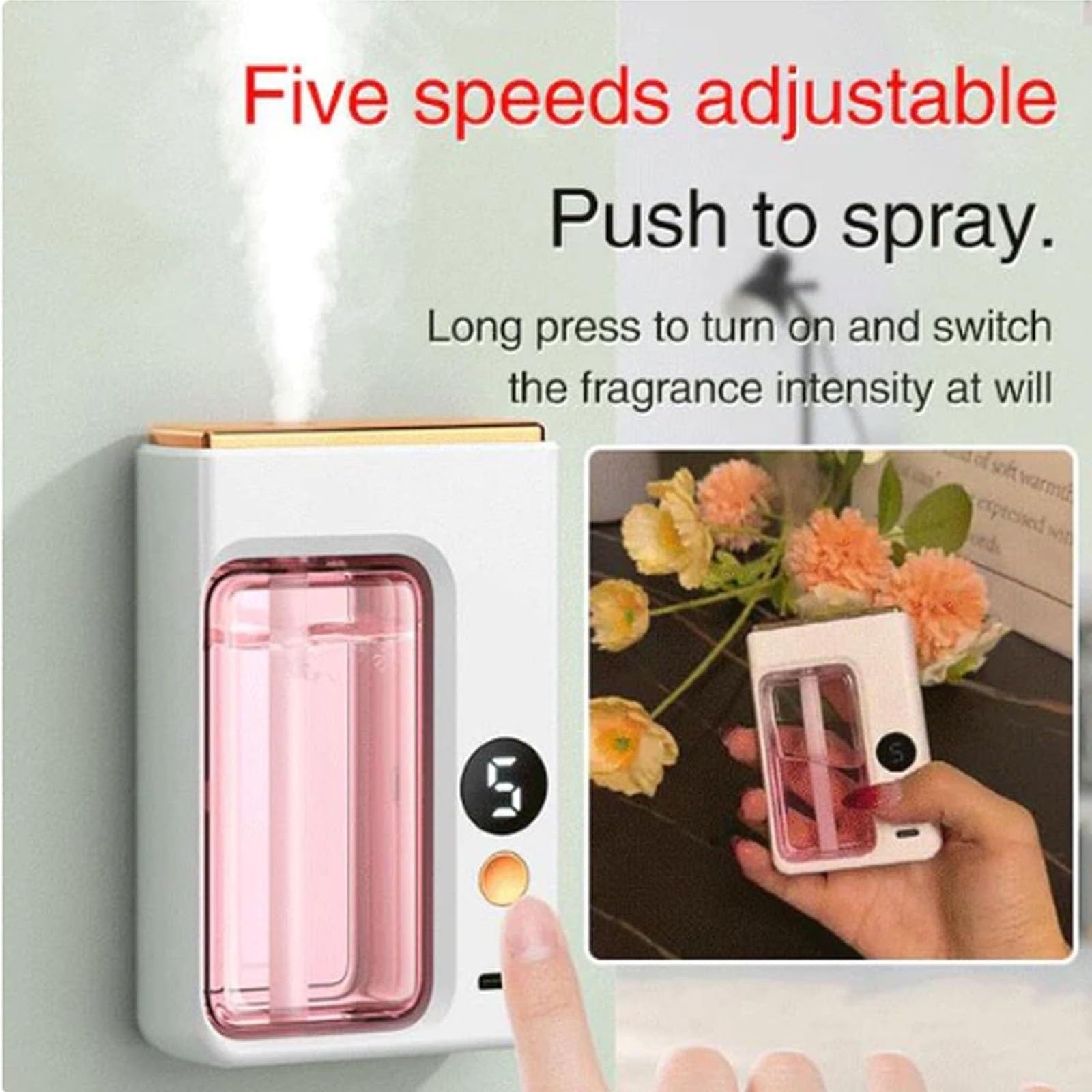 موزع عطر لاسلكي معلق على الحائ - مراجعة Home Decor وسعره