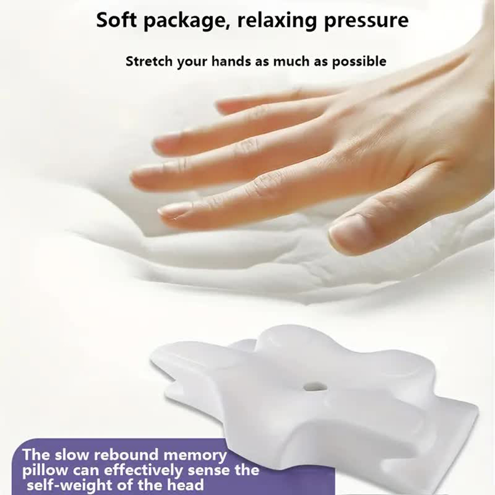 الوسائد رغوة الذاكرة فراشة على - مراجعة Memory Foam Orthopedic Pillow Neck Pain وسعره